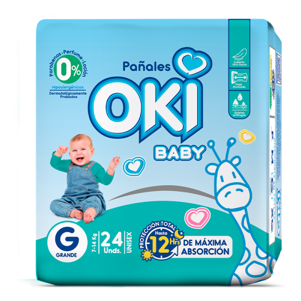 Oki Pañales Nuevos Grande 24 und 1X6